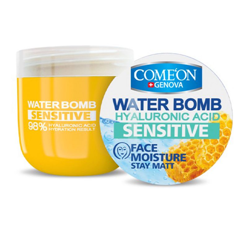 comoen-sensetive-water-bomb-246130141611 کرم بمب آبرسان کامان حاوی عسل مناسب پوست حساس حجم 200 میل - تصویر 1